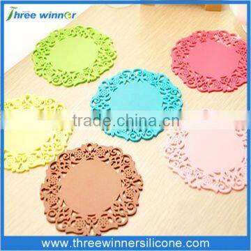 Cheap hot sales dinner wholesale silicone placemat