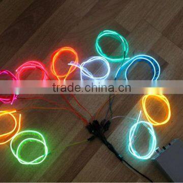 polar light el wire noen rope light/glowing el wire in 10available colors