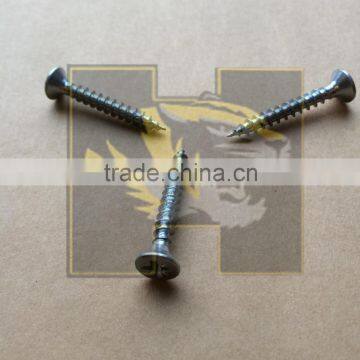 M3.5-6.0 countersunk head chipboard screw wood screw from China