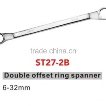 Double offset ring spanner