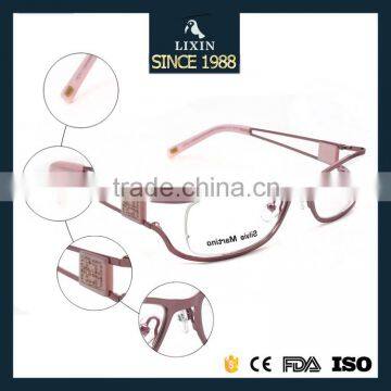 Graceful Lady Metal Eyeglasses Prescription Eyewear Bling Rhinestones Optical Frames Eyewear SM4028 photo-4