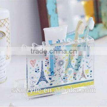 hotel acrylic toothbursh display holder