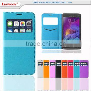 For Samsung Galaxy Note 4 Window View Flip Cover Case