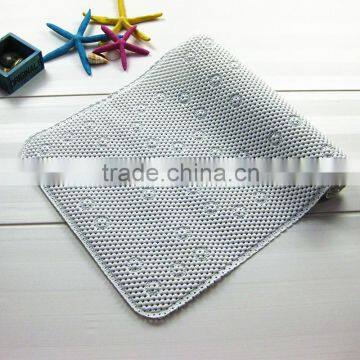 pvc bathroom floor mat anti slip bathtub mat with adhesive disc