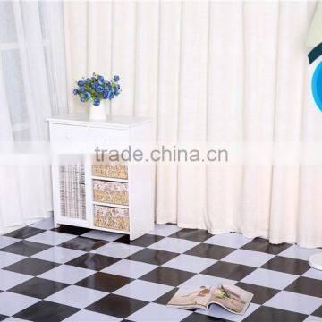 Low price shining surface light weight plastic flooring