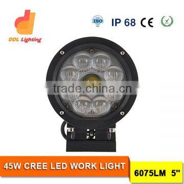 factory directly wholesale 45w round 12v led work light offroad driving lights