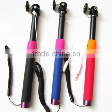 Cable take ploe Selfie stick monopod, handheld Selfie Monopod Stick