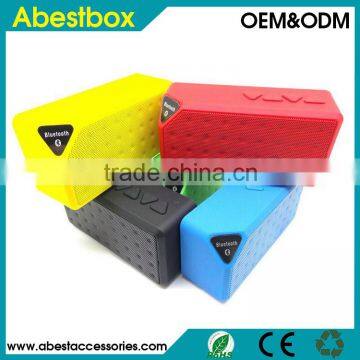 AI6507606 Mini X3 Bluetooth Speaker,Portable Wireless Handsfree TF FM Radio Built in Mic MP3 Subwoofer Voice Louder Speaker