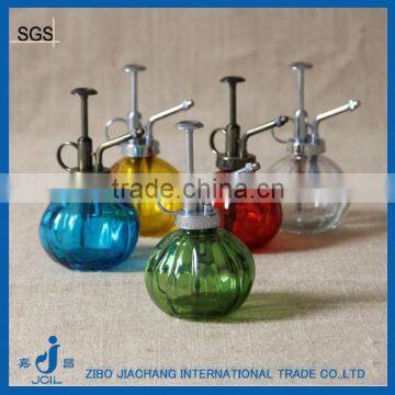 glass ball pumpkin jar with pump sprayer dispenser