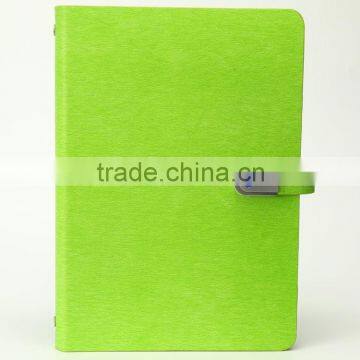 A6 Magnetic USB Lock Custom Notebook With USB photo-2