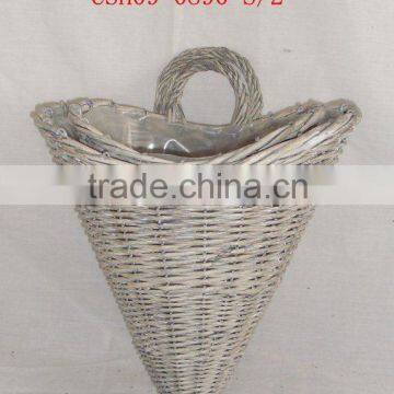 willow basket for garden or plant