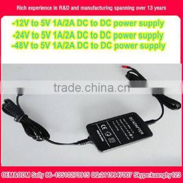 dc to dc Switch Power Supply -12VDC to 5V1A 2A 3A OEM Factory With CE,UL,SAA,CB,FCC,GS,KC,PSE Standard,low Cost photo-2