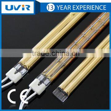 Chinese Manufacture Of Twin Quartz Tube Fast Response Halogen Lamp 1500W