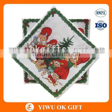 Christmas theme color facial tissue, party supply