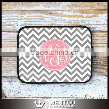 Personalized Chevron Monogram Pad Sleeve