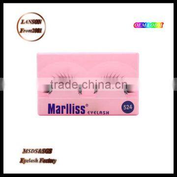 Best quality premium silk eyelashes, Marlliss blink 524 false lashes