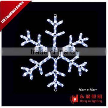 Shopping Mall Holiday Decoration Hanging Snowflake/ Christmas 2D Motif Snowflake Light photo-5