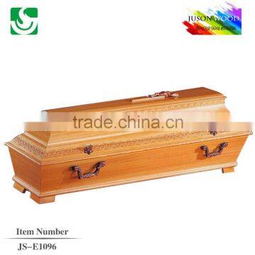 wholesale handcraft new larch coffin