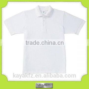 wholesale European cotton white polo shirts for men