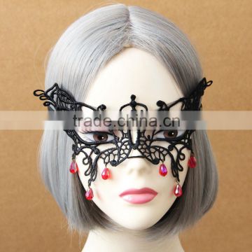 MYLOVE high quality Black lace mask custom design mask butterfly party mask MLMJ35