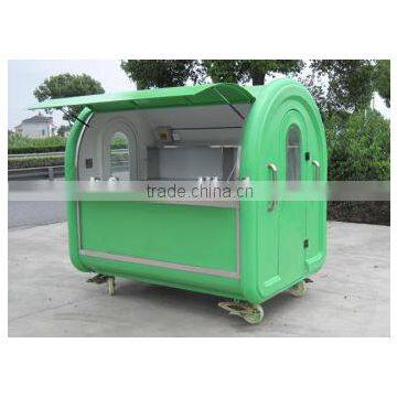 2015 New stainless steel mobile catering trailer/food van