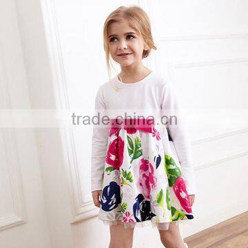 Latest korean style little girl dresses