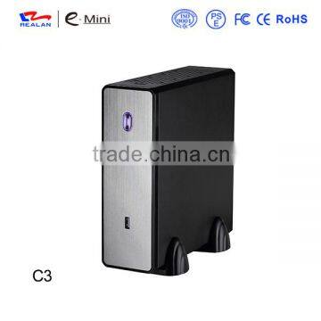 Realan G3 Steel Mini ITX HTPC Case With Power Supply, 2 x WIFI, 6 x COM, 2 x USB2.0 HTPC Chassis photo-2