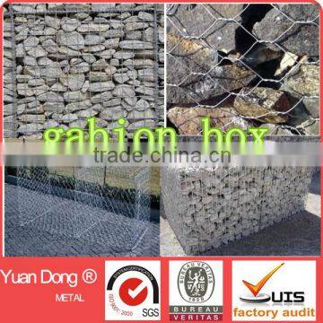 hexagonal gabion boxes chicken wire mesh from anping