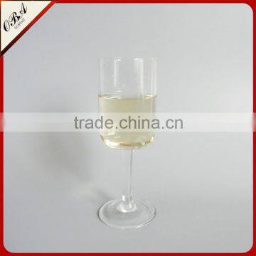 Graceful Hand Made Cylindrical White Wine Glass 10 Oz