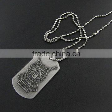 Wholesale Custom Laser Military Dog Tag With Necklace