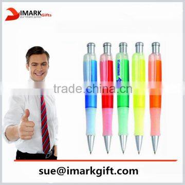 promotional fat ball pen big ballpoint pen with custom logo clip