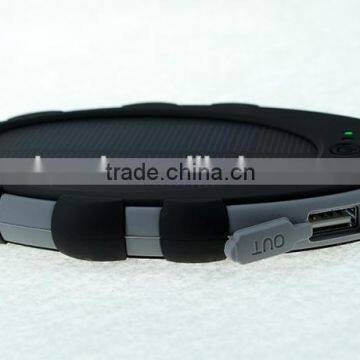 IPX6 Waterproof 5000mah Portable Solar Energy Power Bank photo-4