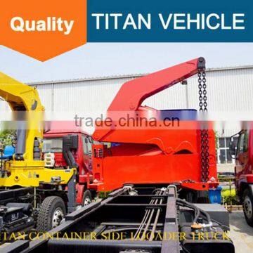Container Sidelifter Howo Tractor Truck With Xcmg Crane photo-4