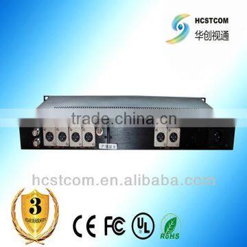 1-8ch broadcast analog audio optical transceiver