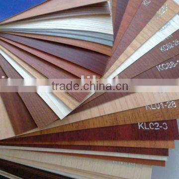 wood grain color decorative pvc kitchen cabinet door film