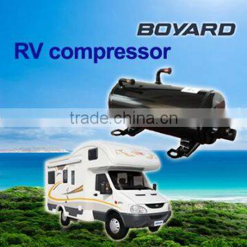 air conditioning equipment for car with CE RoHS R407C hermetic Horizontal rotary compressor