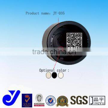 JY-A035|Black rubber round foot cover|Rack pipe end cap for coated pipe|Plastic lean tube joint