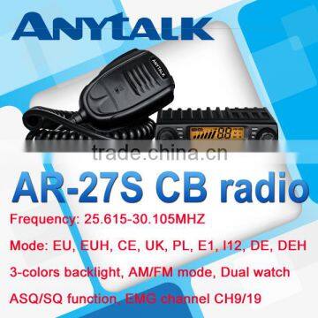 HOT selling radio AT-27S AM FM citizen band mobile radio