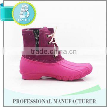 Newest Design Latest Design Cheap Rain Boots With Zipper