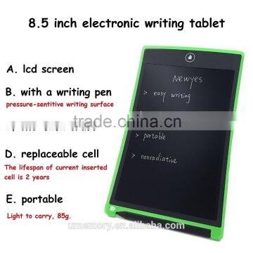 Promotional 8.5/12 inches LCD eWriter Paperless Memo Pad Tablet Writing Board CE FCC Certified