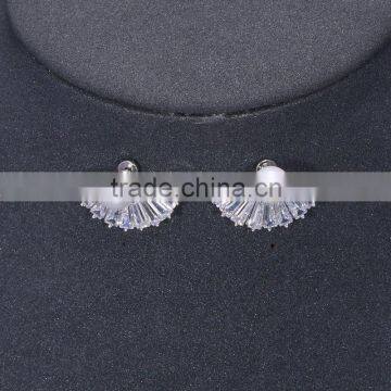 Sterling silver earring diamond earring fashion earring