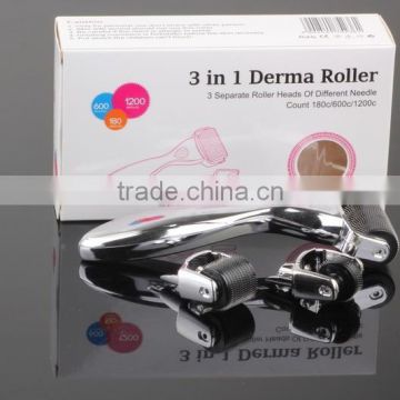 Hotsale 1200 titanium disk needles therapy 3in1 magnetic body derma roller