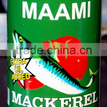 Chinese canned mackerel tin fish offer