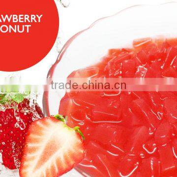 strawberry coconut jelly