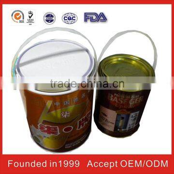 china chemioal round tin packing cans with chemical round tin