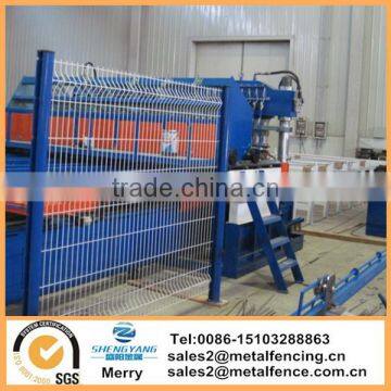 full automatic PLC program system welde wire fence mesh panel machiine