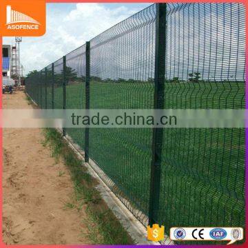 Pvc coat 358 anti climb mesh fence panel