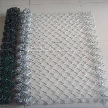 Eco Friendly Galvanized PVC Coated Wire Mesh Chain Link Fence