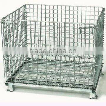 Folding Metal Storage Wire Container