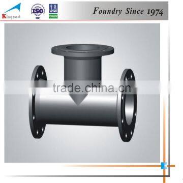 Custom hot products bestseller cast iron flange tee casting